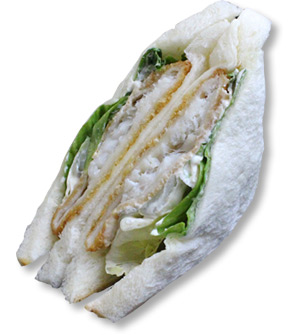白身魚サンド